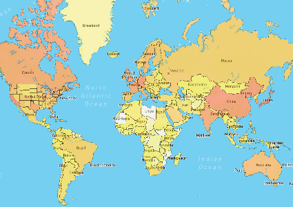 Countries Map